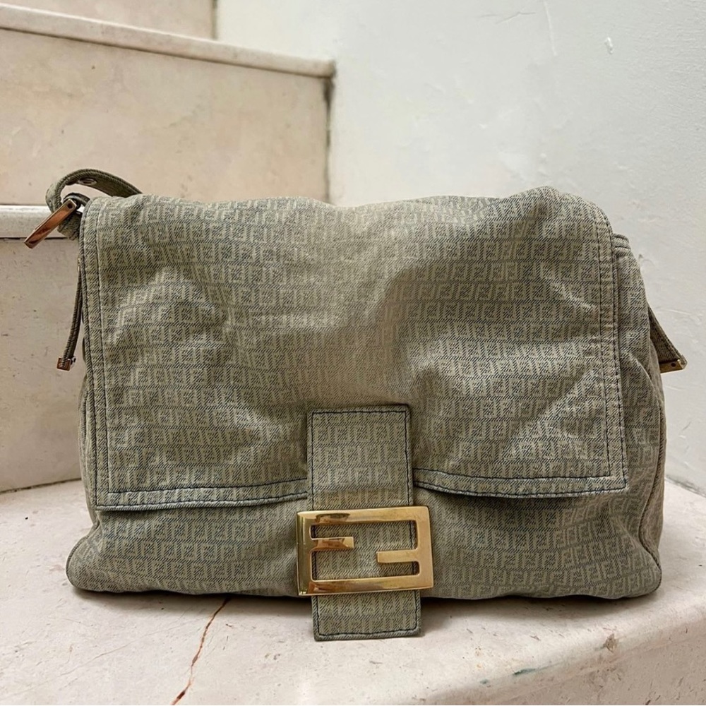 Authentic Fendi Denim mama baguette, vintage condition